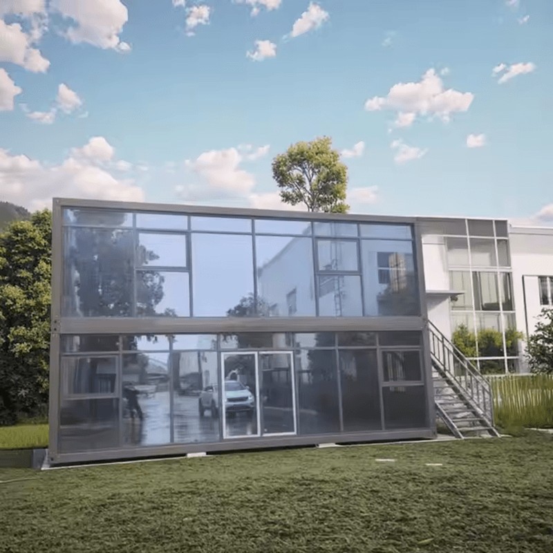 Doble solrom Utvidbart prefabrikert containerhus/hjem Doble solrom Utvidbart prefabrikert containerhus/hjem