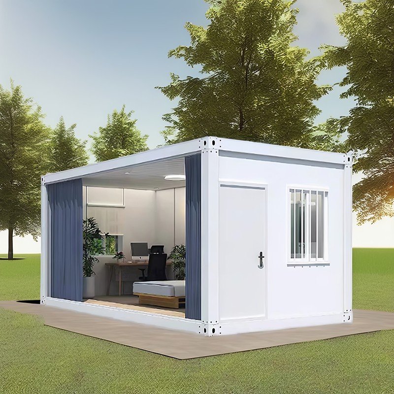 En-etasjes glassbeholderhus En-etasjes glassbeholderhus