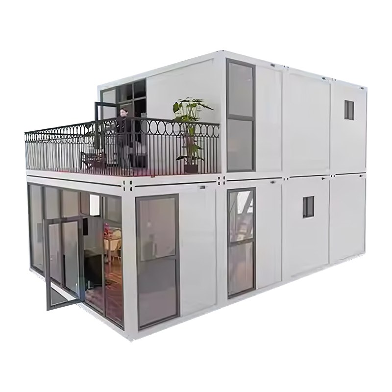 To-etasjers glassbeholderhus