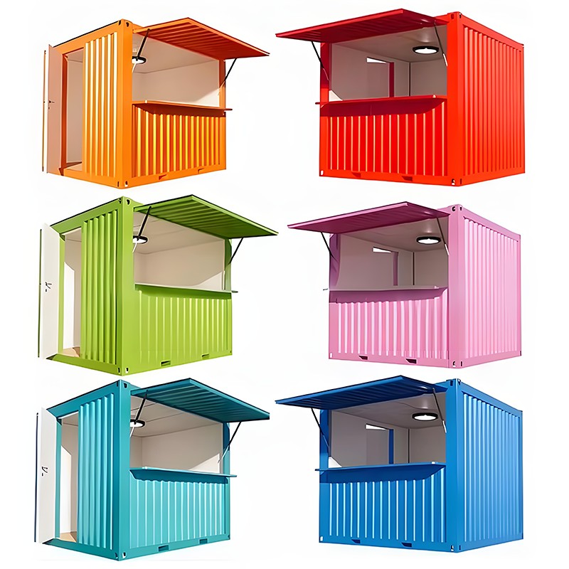 Beholder liten butikk (korrugert veggpanel)