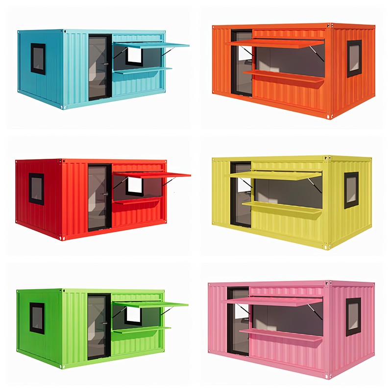 Beholder liten butikk (korrugert veggpanel) Beholder liten butikk (korrugert veggpanel)