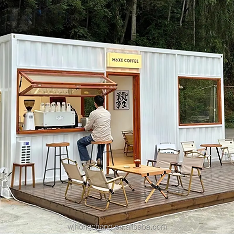 Beholder liten butikk (korrugert veggpanel) Beholder liten butikk (korrugert veggpanel)