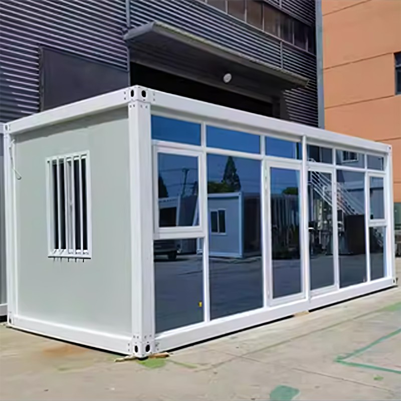 En-etasjes glassbeholderhus En-etasjes glassbeholderhus